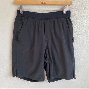 Ten Thousand Black Interval Short 9” Lined